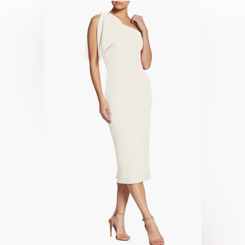 Dress the Population - Tiffany One-Shoulder Midi Dress